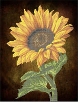 Bead Embroidery Kit Sunflower DIY Bead needlepoint Bead stitching