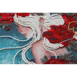 Bead Embroidery Kit Lady Towards the dream Bead needlepoint Beadwork DIY