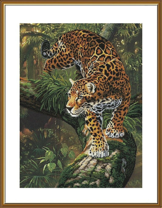 Counted Cross Stitch Kit Jaguar DIY Nova Sloboda