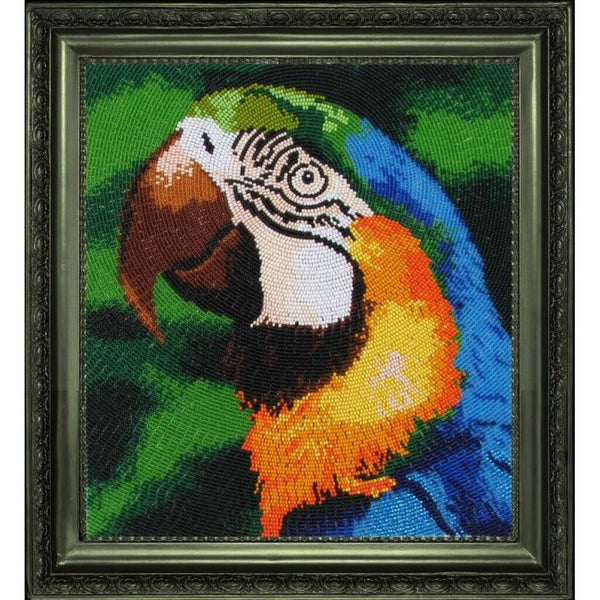 Full Bead Embroidery Kit Parrot DIY Bead needlepoint Beadwork