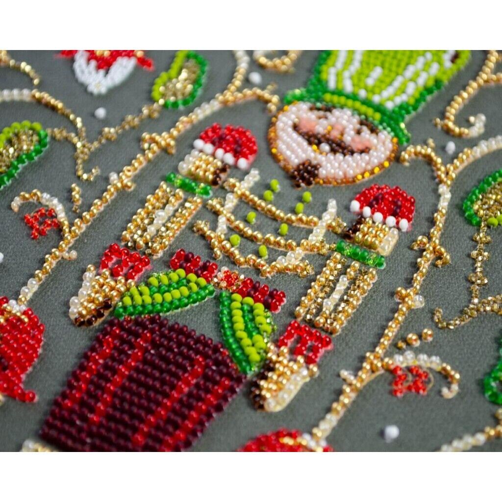 Bead Embroidery Kit The hero of Christmas night Bead needlepoint DIY