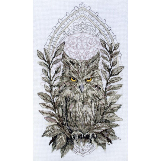 Counted Cross Stitch Kit Owl DIY Unprinted canvas