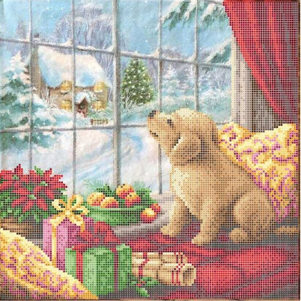 Bead Embroidery Kit New year gift DIY Bead needlepoint Bead stitching