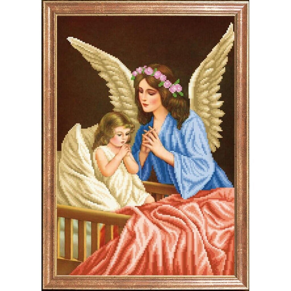 Bead Embroidery Kit Angel Bead needlepoint Bead stitching Beadwork DIY