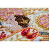 Bead Embroidery Kit Wings of inspiration Beaded stitching Bead needlepoint DIY