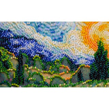 Bead Embroidery Kit Summer Bead stitching Bead needlepoint DIY