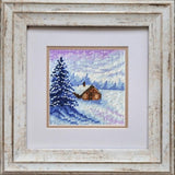 Counted Cross Stitch Kit Winter DIY Unprinted canvas