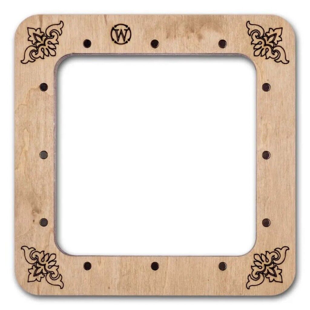 Wooden embroidery frame on magnets Magnetic embroidery frame 10x10cm 4"x4"