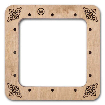 Wooden embroidery frame on magnets Magnetic embroidery frame 10x10cm 4"x4"