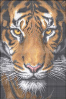 Bead Embroidery Kit Tiger DIY Bead needlepoint Bead stitching