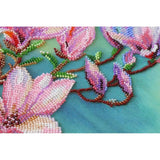 Bead Embroidery Kit Magnolia Flowers Beaded stitching Bead needlepoint DIY