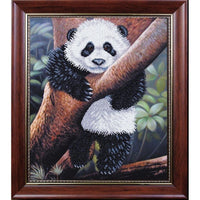 Bead Embroidery Kit Panda Bead needlepoint Bead stitching Beadwork DIY