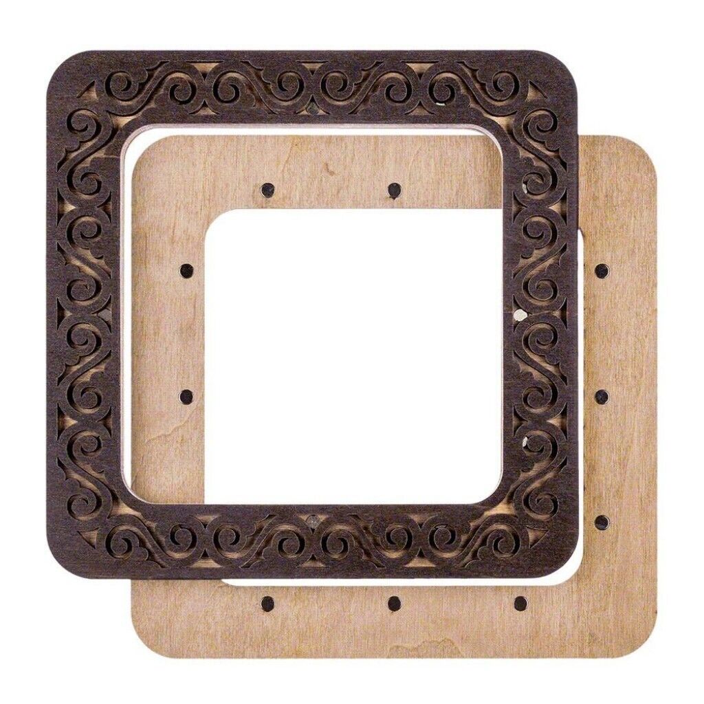 Wooden embroidery frame on magnets Magnetic embroidery frame 14x14cm 5.6"x5.6"