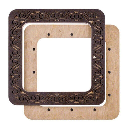 Wooden embroidery frame on magnets Magnetic embroidery frame 14x14cm 5.6"x5.6"