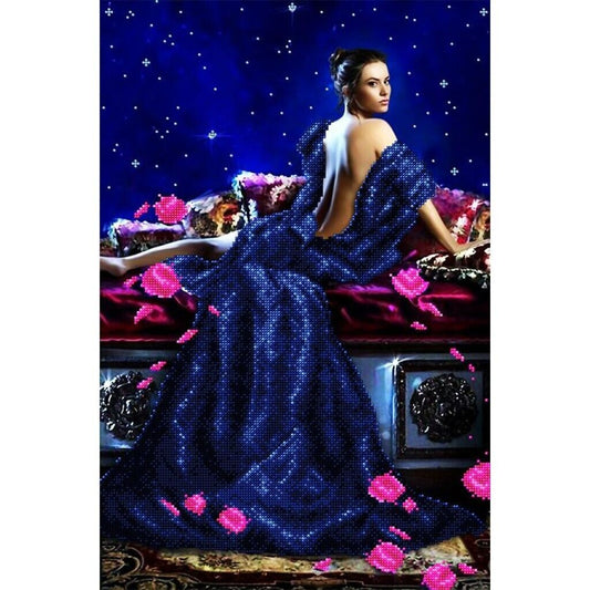 Bead Embroidery Kit Lady Constellation love Bead needlepoint Bead stitching