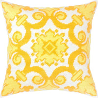 Tapestry Pillow Cover DIY kit "Sunny ornament" Needlepoint kit Printed canvas