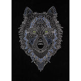 Counted Cross Stitch Kit Silver wolf DIY Unprinted canvas