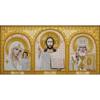 Bead Embroidery Kit Iconostasis Icon Virgin Mary Mother of God DIY