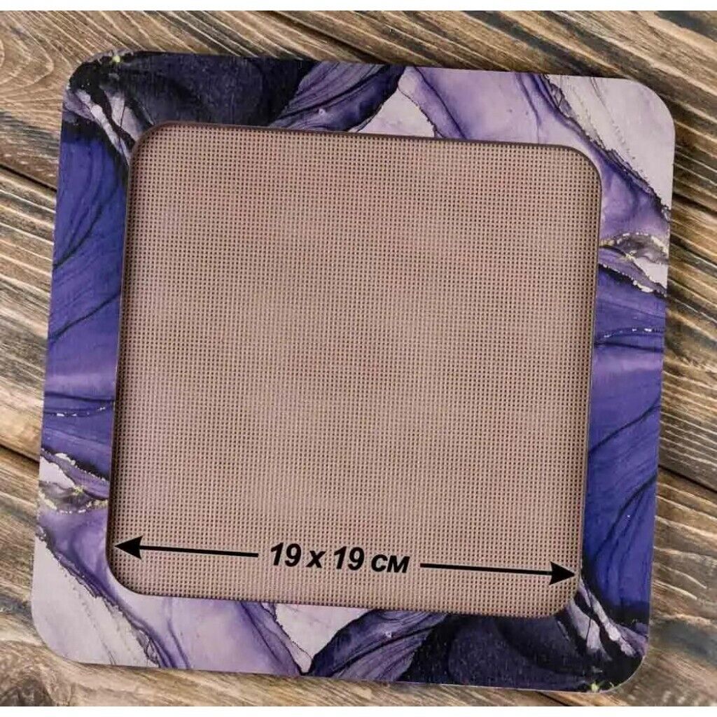 Wooden embroidery frame on magnets Magnetic embroidery frame 19x19cm 7.6"x7.6"