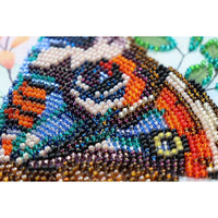 Bead Embroidery Kit Butterfly Beaded needlepoint Beadwork Beading DIY