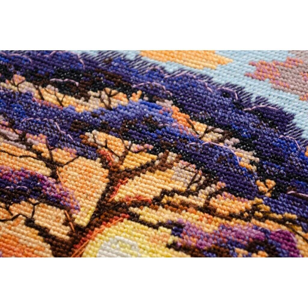 Counted Cross Stitch Kit Savannah DIY Unprinted canvas