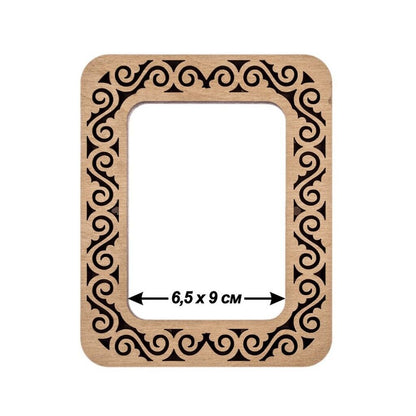 Wooden embroidery frame on magnets Magnetic embroidery frame 10.5x13cm 4.2"x5.2"