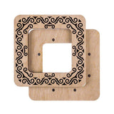 Wooden embroidery frame on magnets Magnetic embroidery frame 6x6cm 2.4"x2.4"