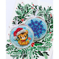 Bead Embroidery Kit Tiger XMas Christmas tree toy kit DIY Beading embroidery