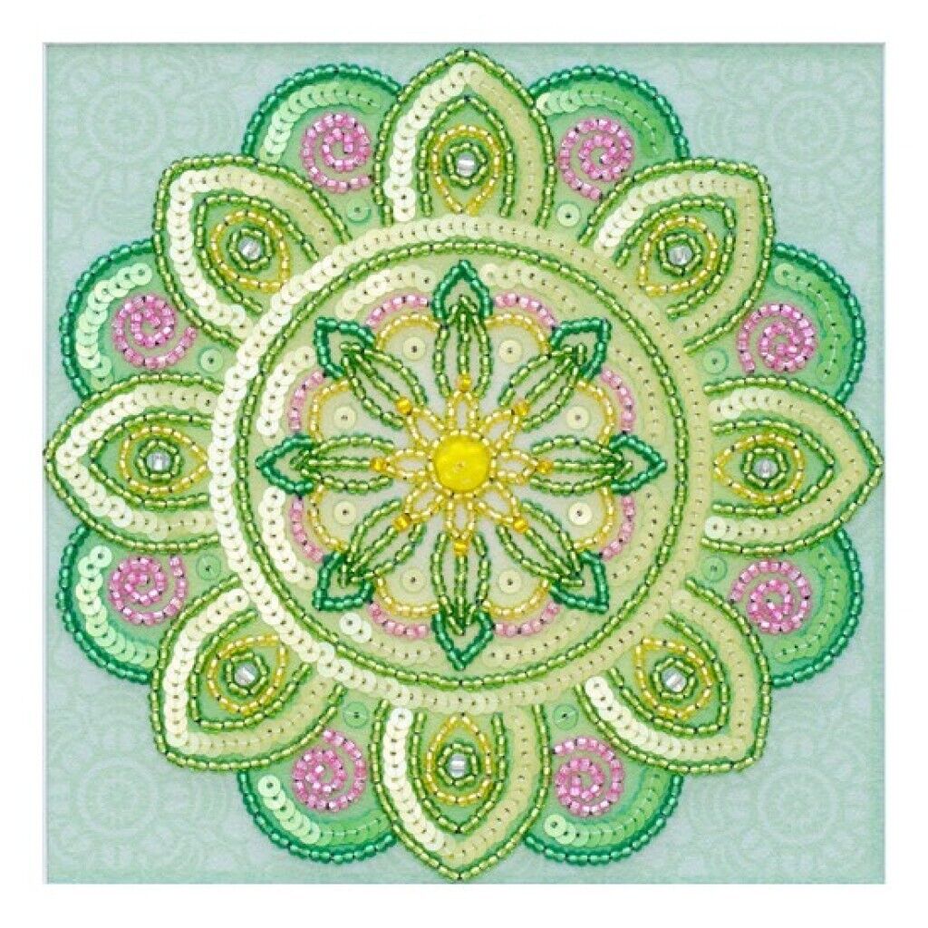 Bead Embroidery Kit Mandala Health Beaded needlepoint