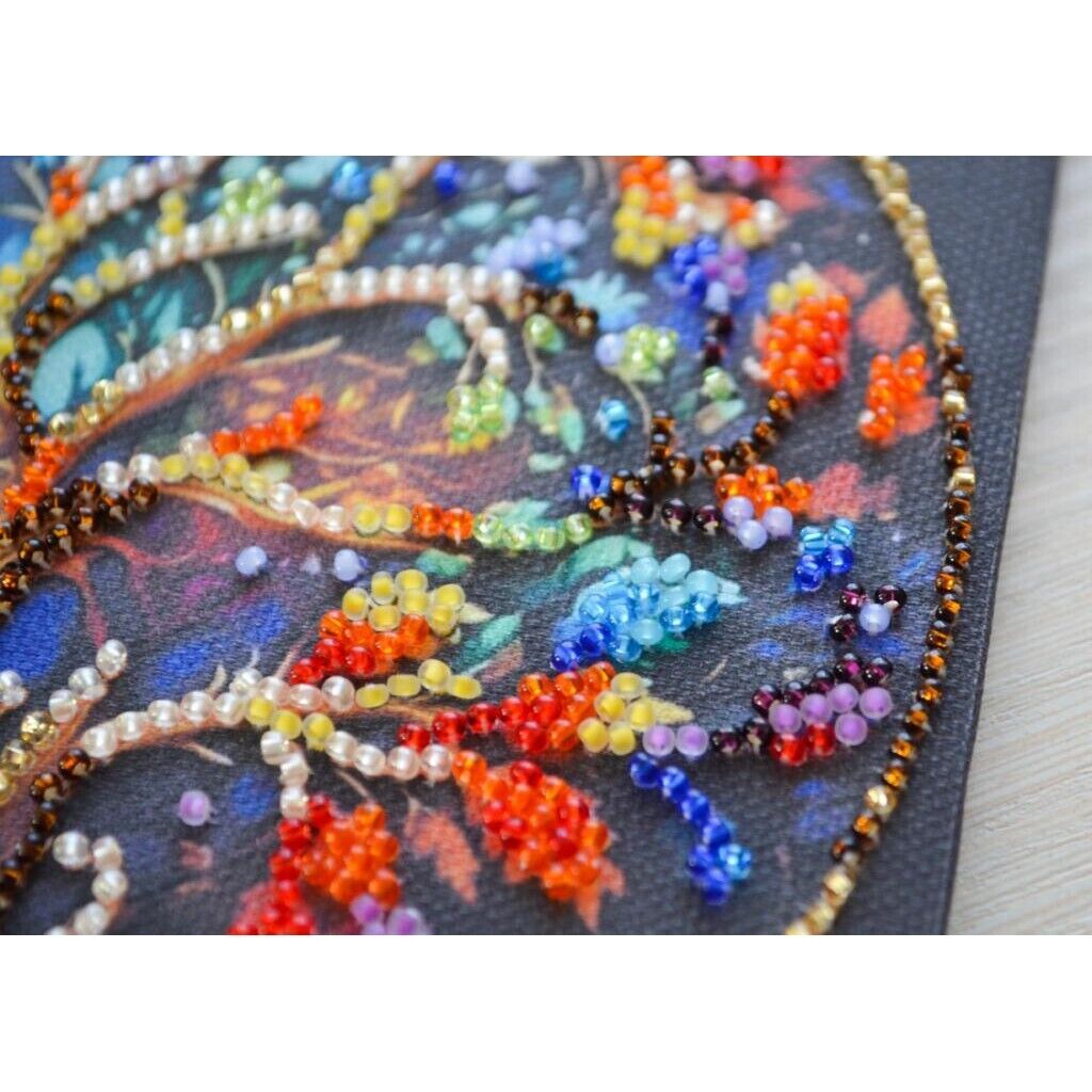 Bead Embroidery Kit Tree of Life Beaded stitching Beadwork Bead needlepoint DIY