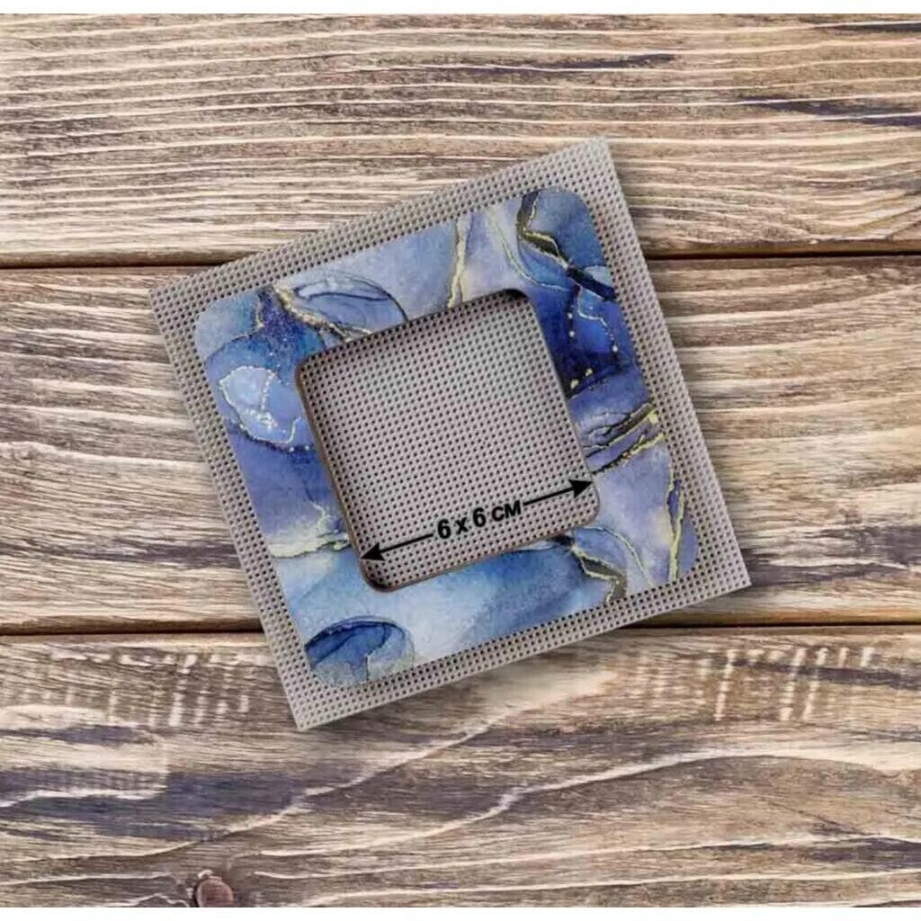 Wooden embroidery frame on magnets Magnetic embroidery frame 6x6cm 2.4"x2.4"