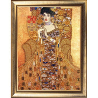 Bead Embroidery Kit Golden Adele DIY Bead needlepoint Beadwork