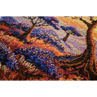 Counted Cross Stitch Kit Savannah DIY Unprinted canvas