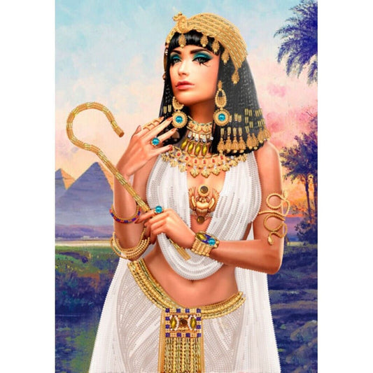 Bead Embroidery Kit Cleopatra DIY Beaded needlepoint Beading Beadwork