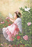 Bead Embroidery Kit Little angel DIY Bead needlepoint Bead stitching