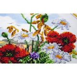 Bead Embroidery Kit Spring morning Flowers Beadwork Bead needlepoint DIY