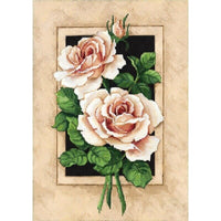 Full Bead Embroidery Kit Roses Flowers DIY Beaded needlepoint Beadwork Beading