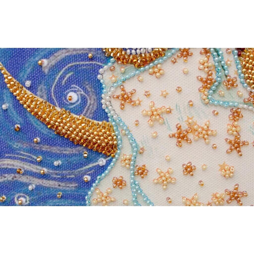 Bead Embroidery Kit Andromeda Beaded stitching Bead needlepoint DIY