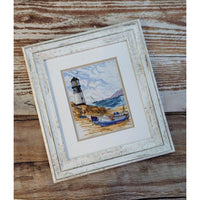 Counted Cross Stitch Kit Lighthouse DIY Unprinted canvas