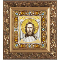 Bead Embroidery Kit Icon God Jesus Lord DIY Bead needlepoint Beadwork