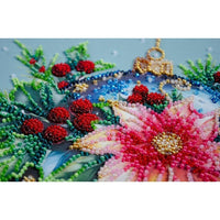 Bead Embroidery Kit Christmas Ball Bead needlepoint DIY