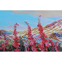 Bead Embroidery Kit Blooming Beaded stitching Bead needlepoint DIY