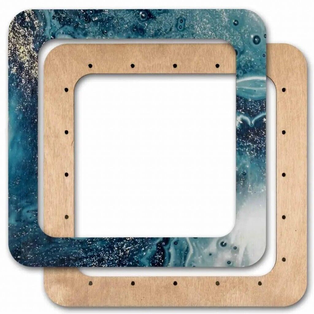 Wooden embroidery frame on magnets Magnetic embroidery frame 19x19cm 7.6"x7.6"