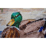 Counted Cross Stitch Kit Duck At sunset DIY Unprinted canvas