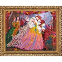 Bead Embroidery Kit Prince and princess DIY Bead needlepoint Beadwork