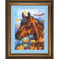 Bead Embroidery Kit Horse DIY Bead needlepoint Beadwork