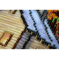 Bead Embroidery Kit Mill Beaded stitching Bead needlepoint DIY