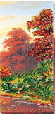 Bead Embroidery Kit Autumn Beaded stitching Bead needlepoint Beadwork DIY