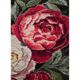 Counted Cross Stitch Kit Roses DIY Unprinted canvas