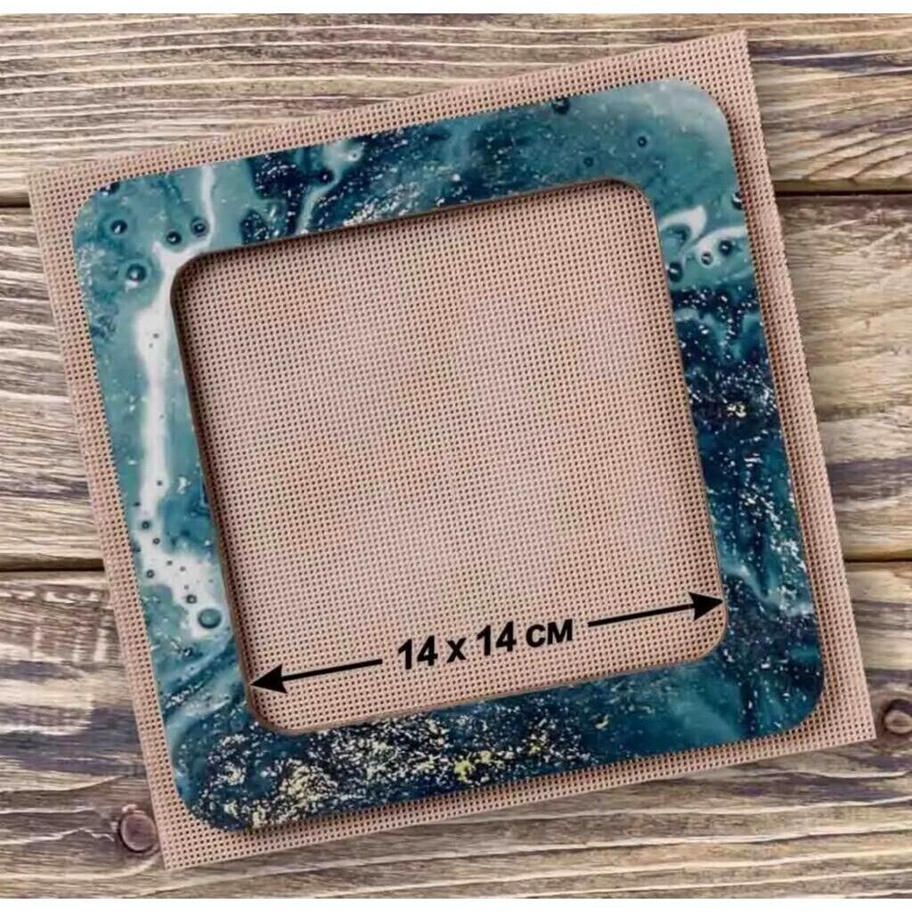 Wooden embroidery frame on magnets Magnetic embroidery frame 14x14cm 5.6"x5.6"